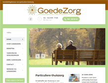 Tablet Screenshot of goedezorg.nl